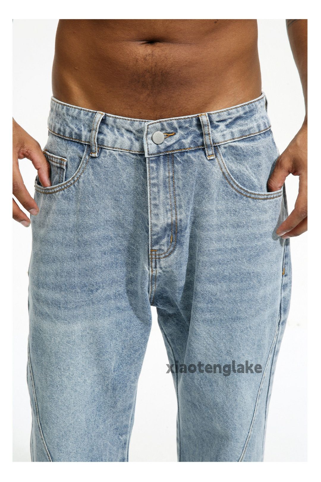 Jean × Vintage washed faded cleanfit yuppie bootcut flared jeans Size US 32 / EU 48 - 10 Thumbnail