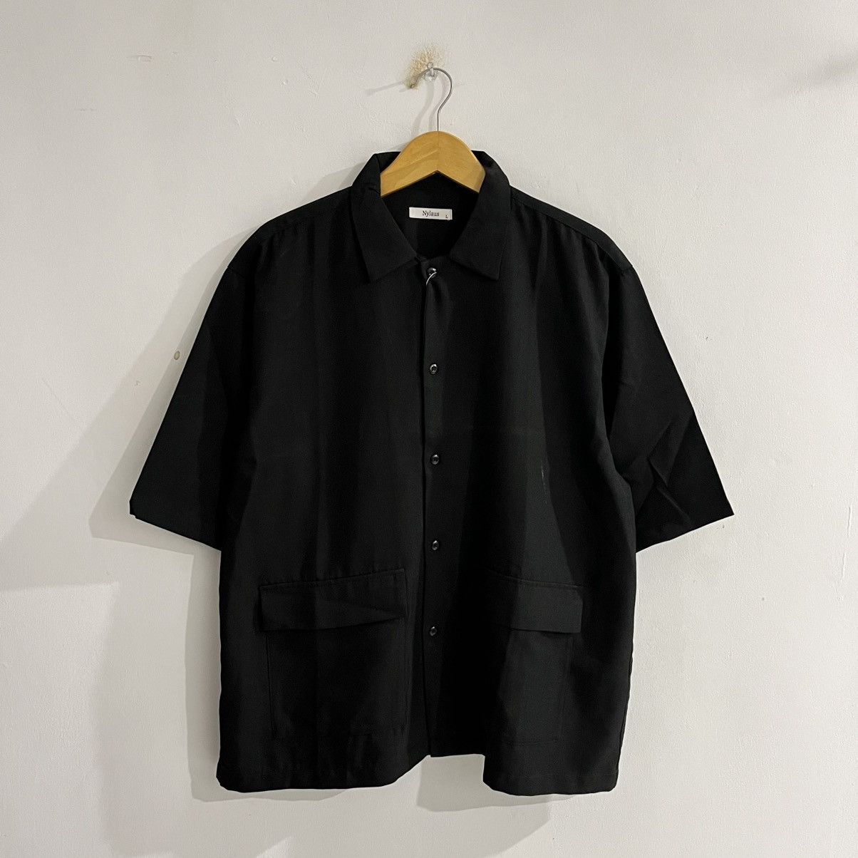 Japanese Brand Nylaus Basic SS 2 Pocket Shirt Size US L / EU 52-54 / 3 - 1 Thumbnail