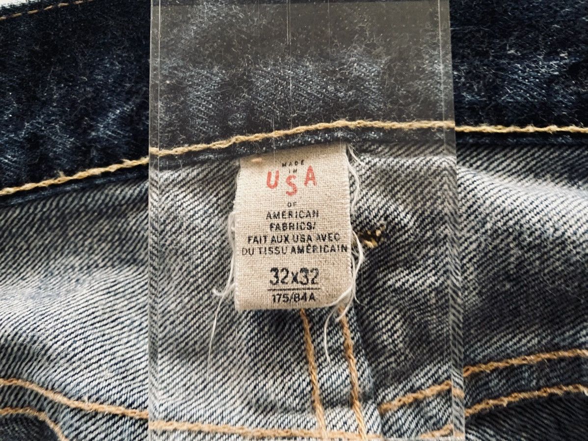 RRL Ralph Lauren RRL Slim Fit American Selvedge Still Water Wash 2 Jeans 32 Size US 32 / EU 48 - 3 Thumbnail
