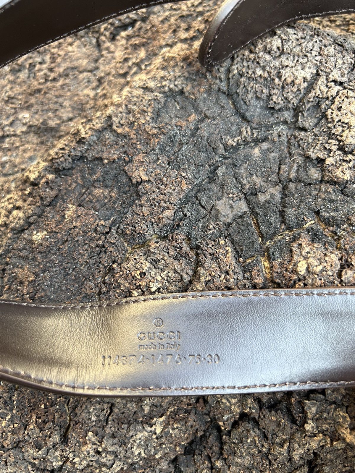 Gucci gucci interlocking G buckle monogram belt Size ONE SIZE - 4 Thumbnail