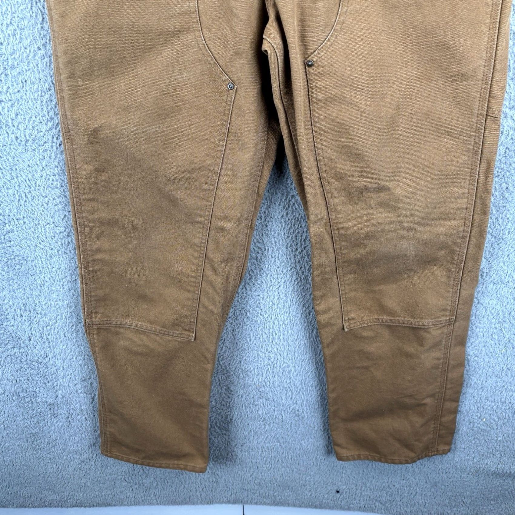 Carhartt VINTAGE Carhartt Pants Carpenter Men Brown Duck Canvas 34x34 34 Inseam Relaxed Straight 34x34 Mens Size US 34 / EU 50 - 3 Thumbnail