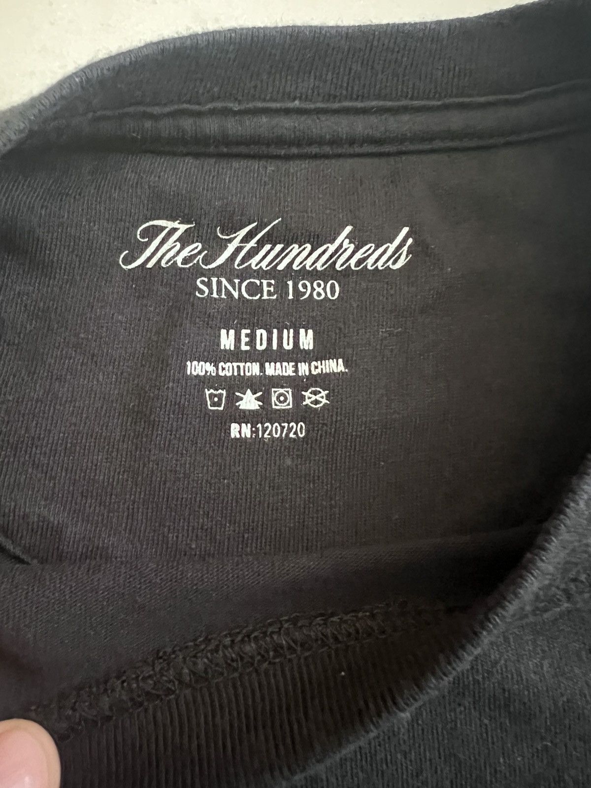 The Hundreds The Hundreds Mens Black Perfect Pocket T-Shirt Size Medium Size US M / EU 48-50 / 2 - 3 Thumbnail