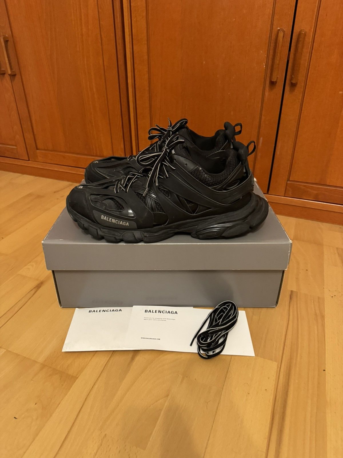 Balenciaga Balenciaga Triple Black Track Size US 14 / EU 47 - 1 Thumbnail