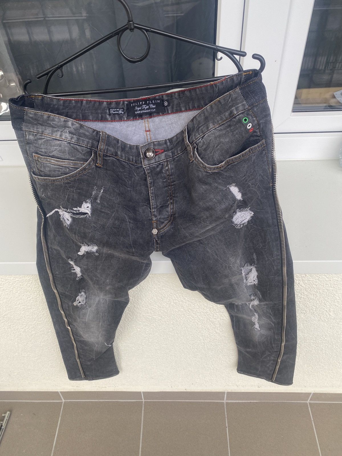 Philipp Plein Philipp plein Luxury ultra rare jeans with zippers Size US 32 / EU 48 - 1 Thumbnail