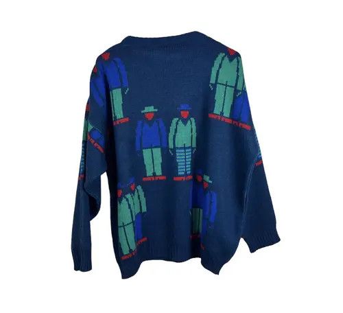 Japanese Brand × Vintage Knitted Guts Sweater Retro Vintage Size ONE SIZE - 2 Thumbnail