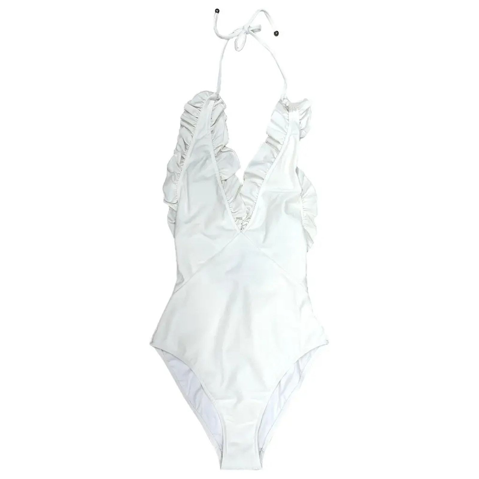 Chanel Chanel 23S Ruffle One Piece Swimsuit Runway Bathingsuit 42 Size M / US 6-8 / IT 42-44 - 2 Thumbnail