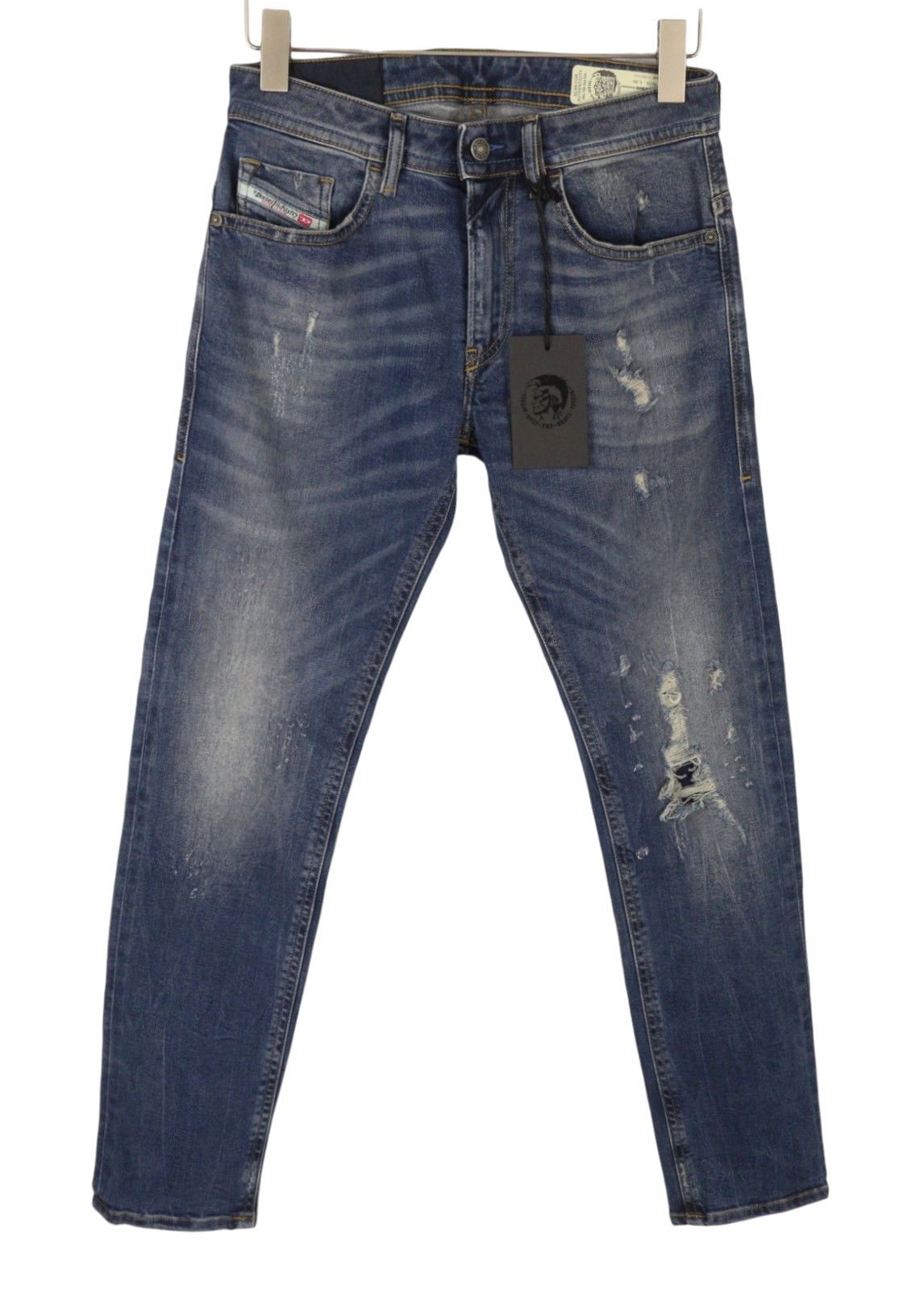 Diesel THOMMER 083AC W28/L30 Blue Distress Slim Skinny Jeans 89140 Size US 28 / EU 44 - 1 Thumbnail