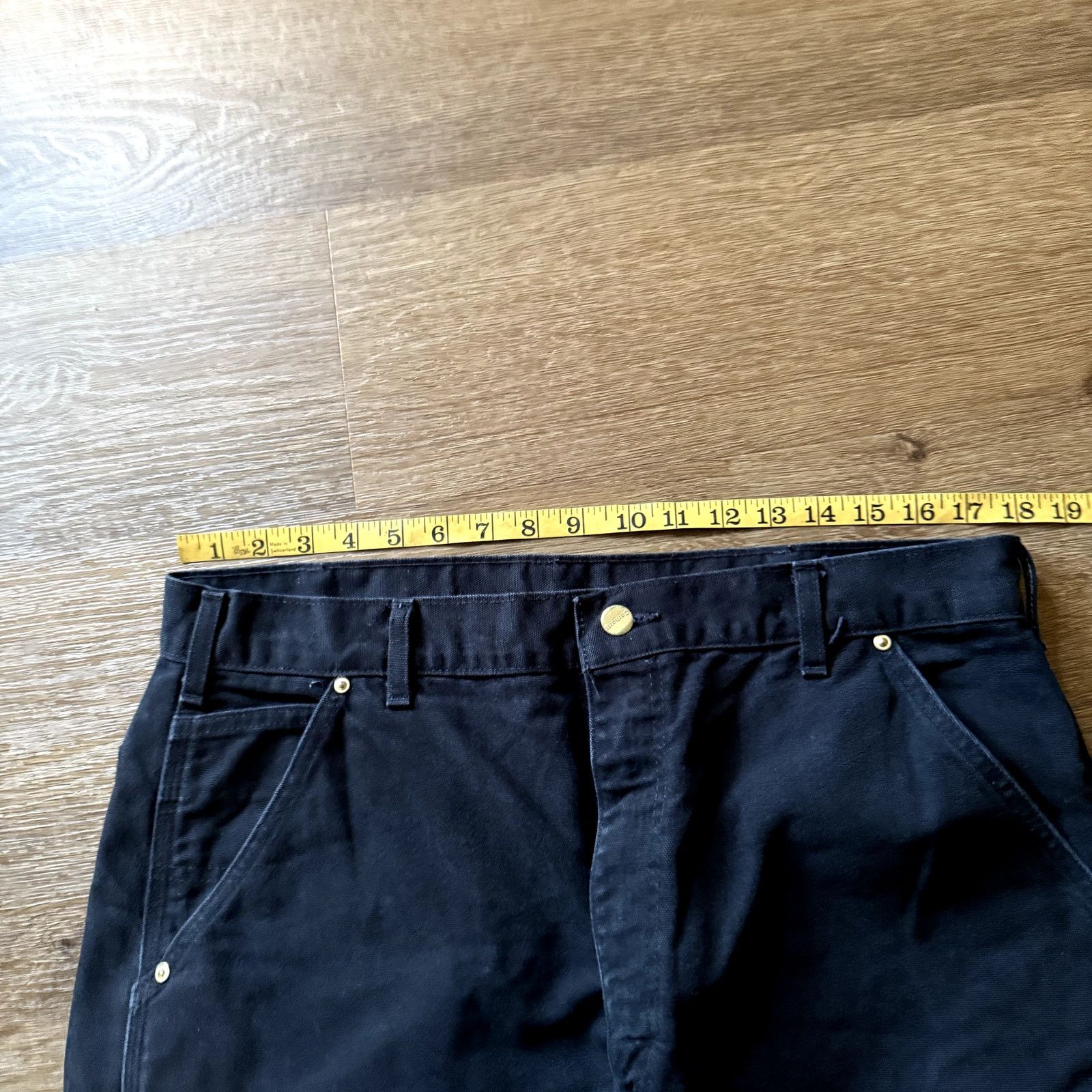 Carhartt Excellent Black Carhartt Double Knee Pants Size US 36 / EU 52 - 2 Thumbnail