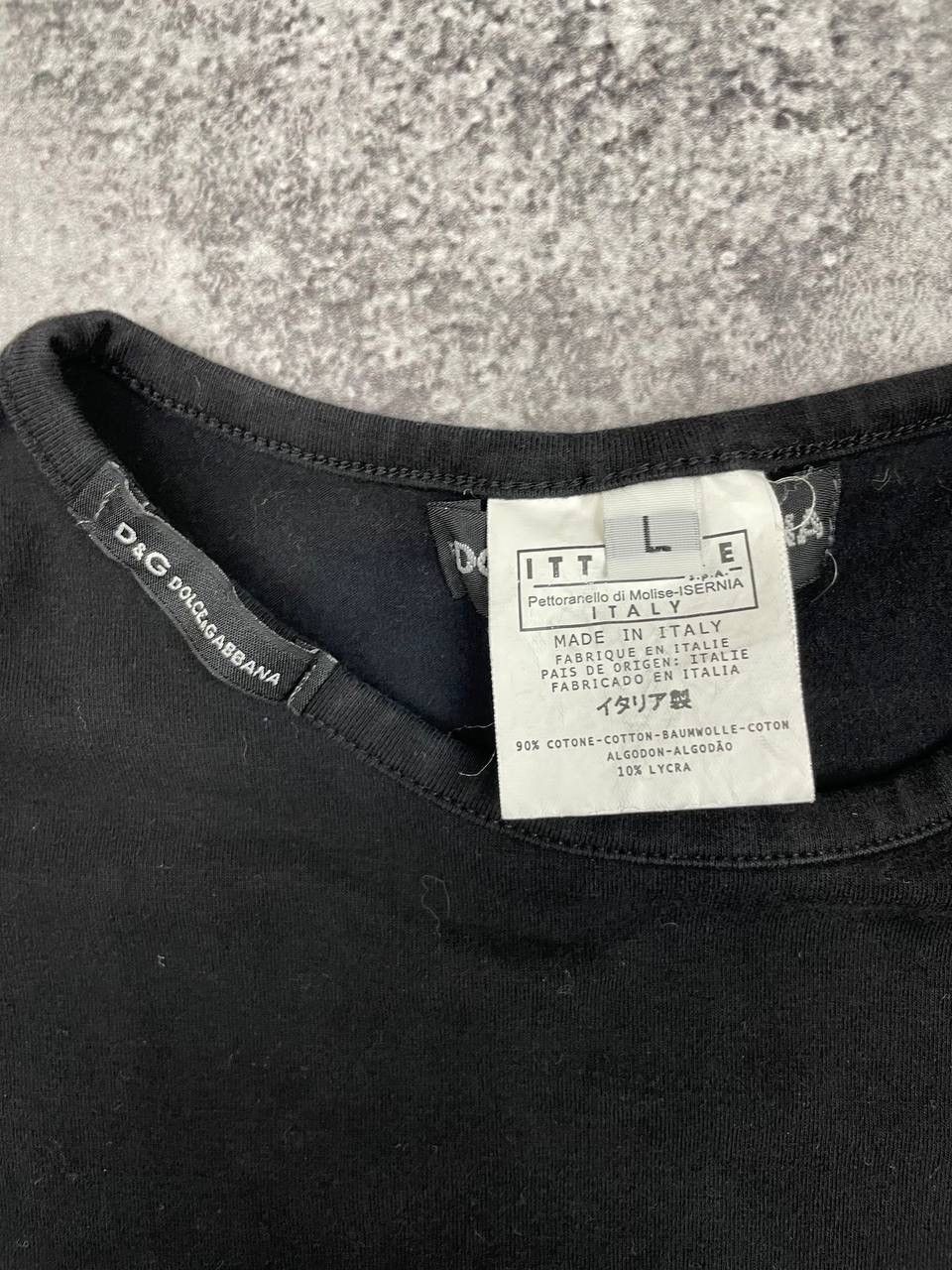 Dolce & Gabbana Dolce & Gabbana Men Cotton Long Sleeve T-Shirt Black Casual Size US L / EU 52-54 / 3 - 4 Thumbnail