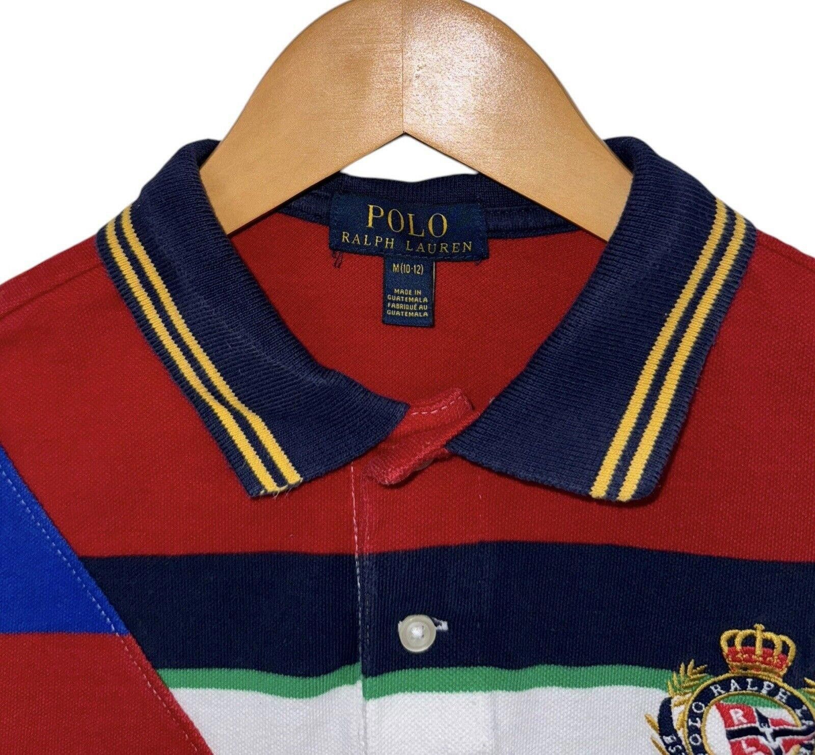 Polo Ralph Lauren Polo Ralph Lauren Yacht Club OG Crest Polo Shirt Boys M Size US XXS / EU 40 - 2 Thumbnail