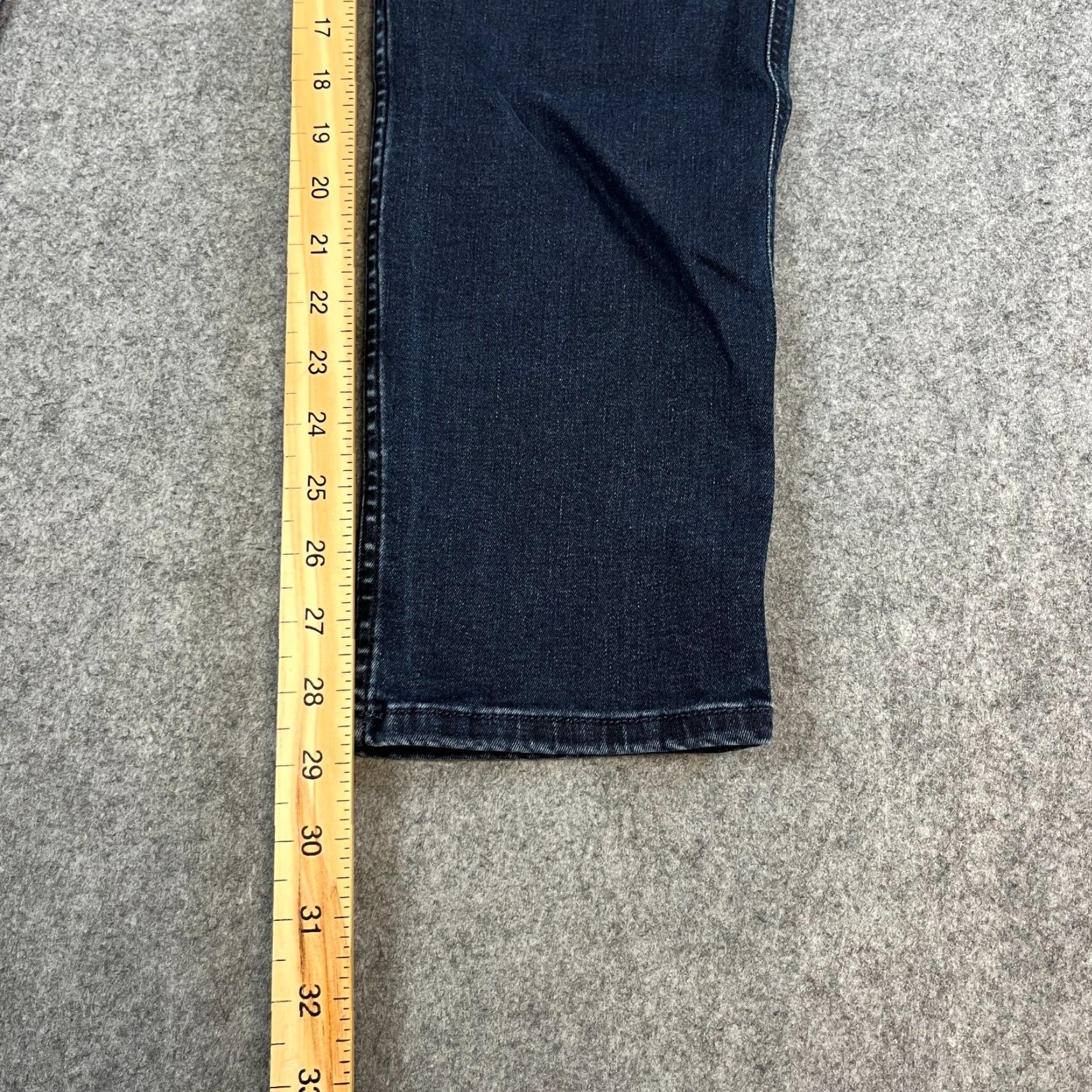 Replay Replay Anbass Mens Jeans Slim Skinny 32 Dark Wash Blue Stretch Zip Fly Denim 5-Pocket Style Slim Men Jeans Brand Replay Anbass Size US 32 / EU 48 - 4 Thumbnail