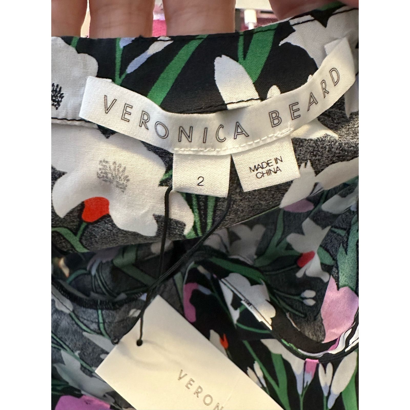Veronica Beard Veronica Beard Janis Floral Ruched Mini Dress size 2 Size S / US 4 / IT 40 - 3 Thumbnail