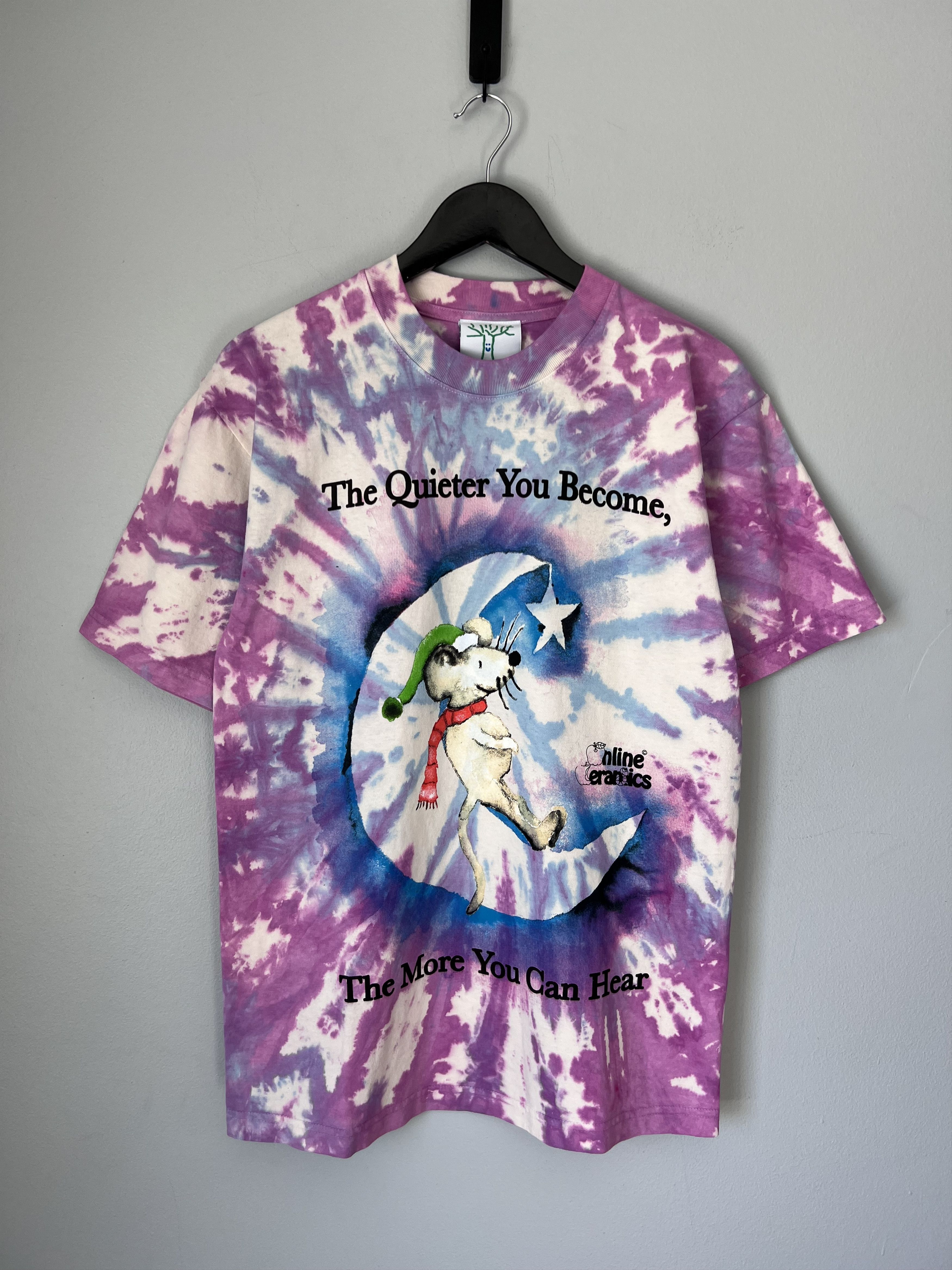 Online Ceramics Online Ceramics Mouse On The Moon Tie Dye Tee Size US S / EU 44-46 / 1 - 1 Thumbnail