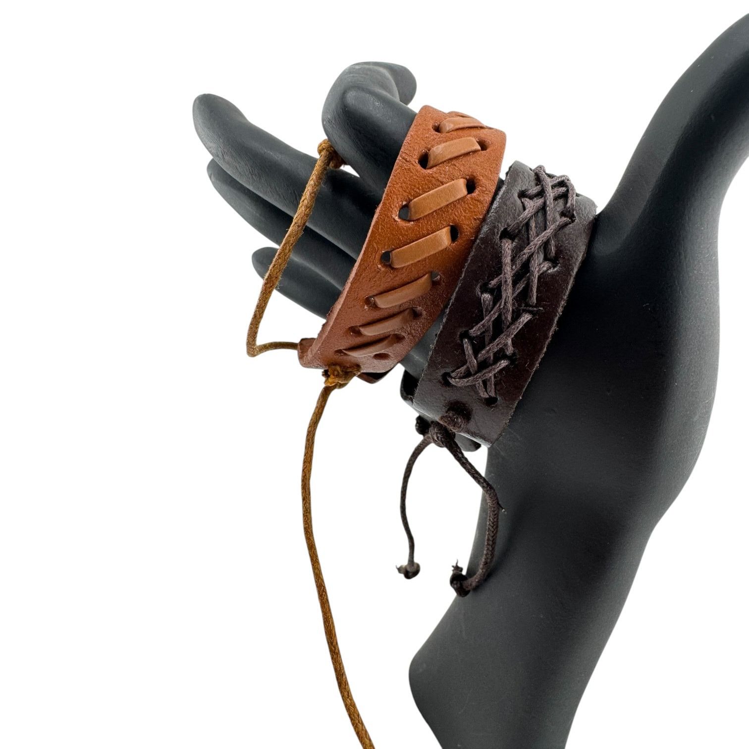 Other Outlaw's Oath Dual-Tone Leather Cuffs for Unbound Rebellion Size ONE SIZE - 2 Thumbnail
