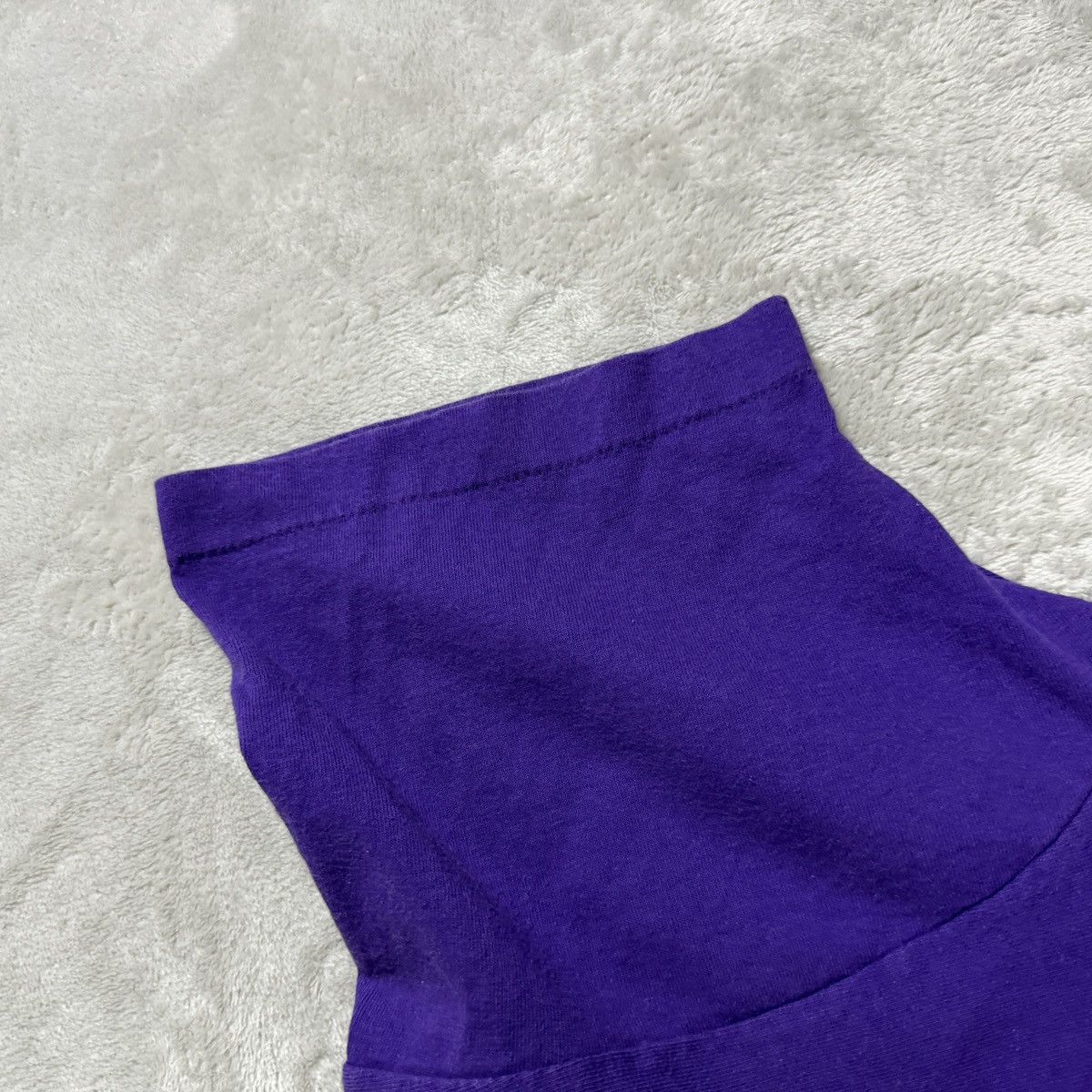 Fruit Of The Loom Vintage Fruit Of The Loom Purple T-Shirt Mens Large Size US L / EU 52-54 / 3 - 3 Thumbnail