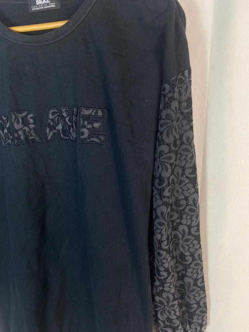 Japanese Brand Brave spellout long sleeve tshirt by backs Size M / US 6-8 / IT 42-44 - 3 Thumbnail