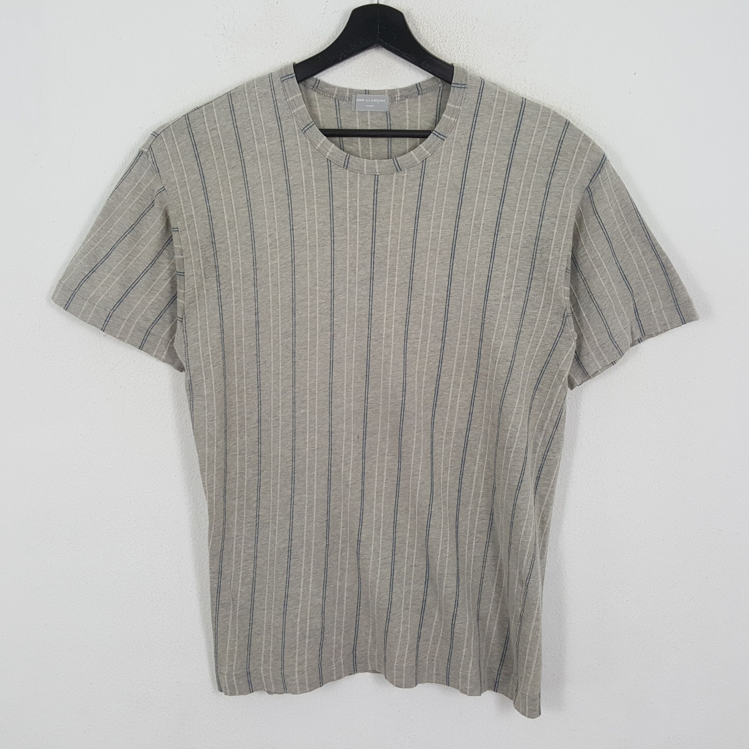 COMME DES GARCONS HOMME Stripes Design Style Tshirt dp1