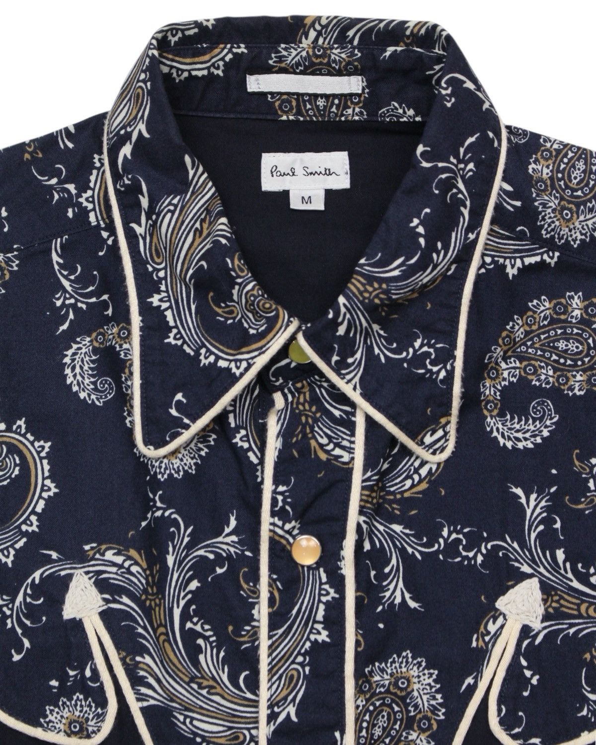 Paul Smith 2000S PAUL SMITH WESTERN PAISLEY SNAP SHIRT Size US M / EU 48-50 / 2 - 3 Thumbnail
