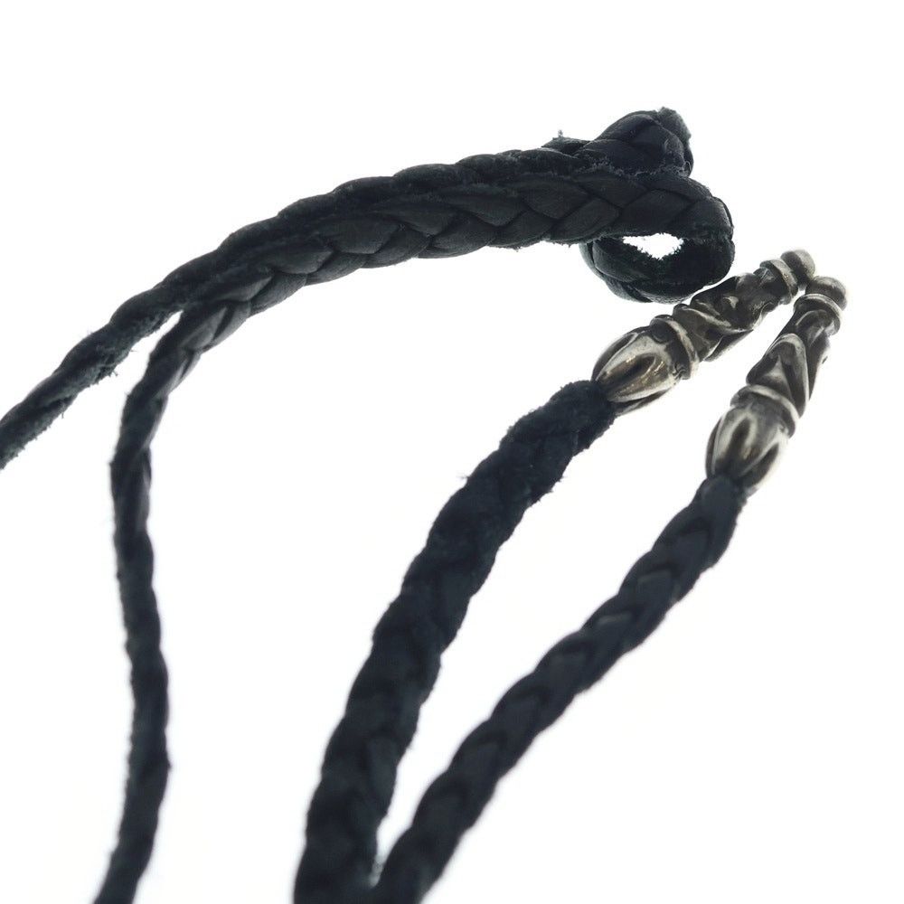 Chrome Hearts Chrome Hearts Leather Braid Scroll Necklace Size ONE SIZE - 6 Thumbnail