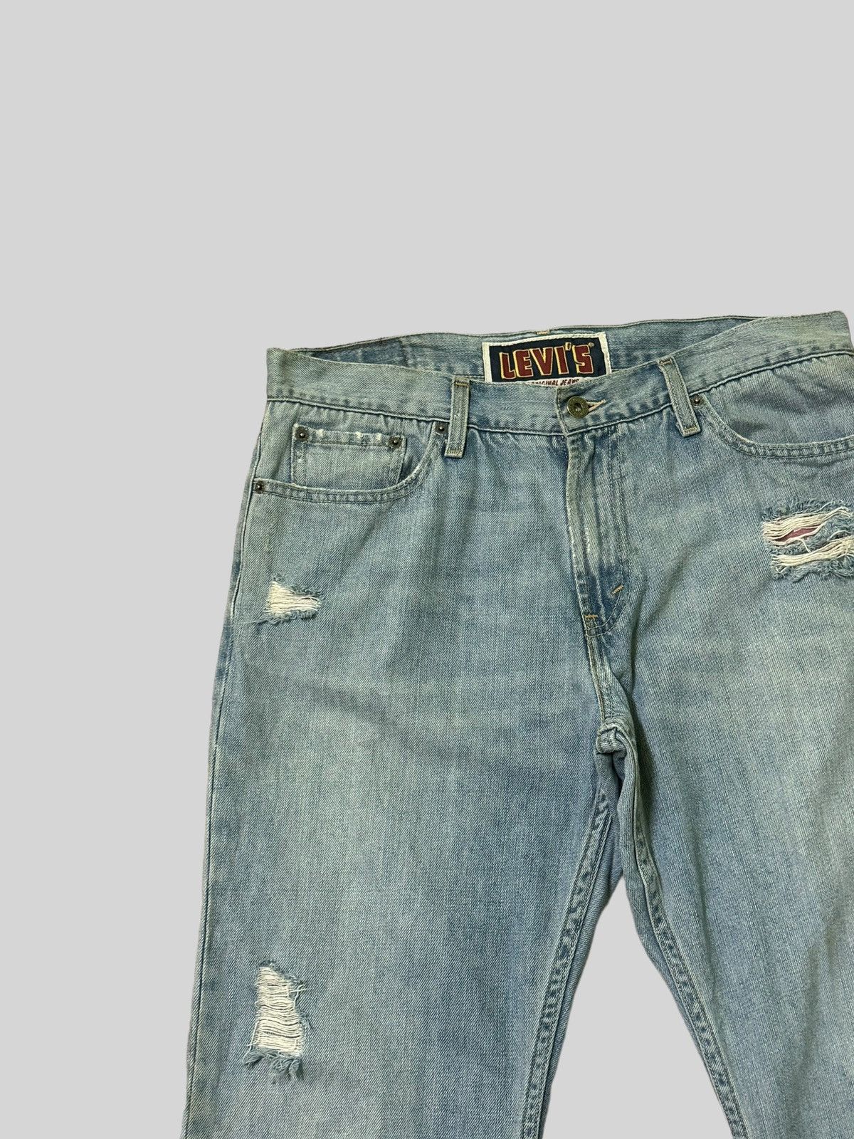 Levi's × Levi's Vintage Clothing × Vintage Vintage Levi's 527 Flared Bootcut Distressed Jeans Size US 33 - 4 Thumbnail
