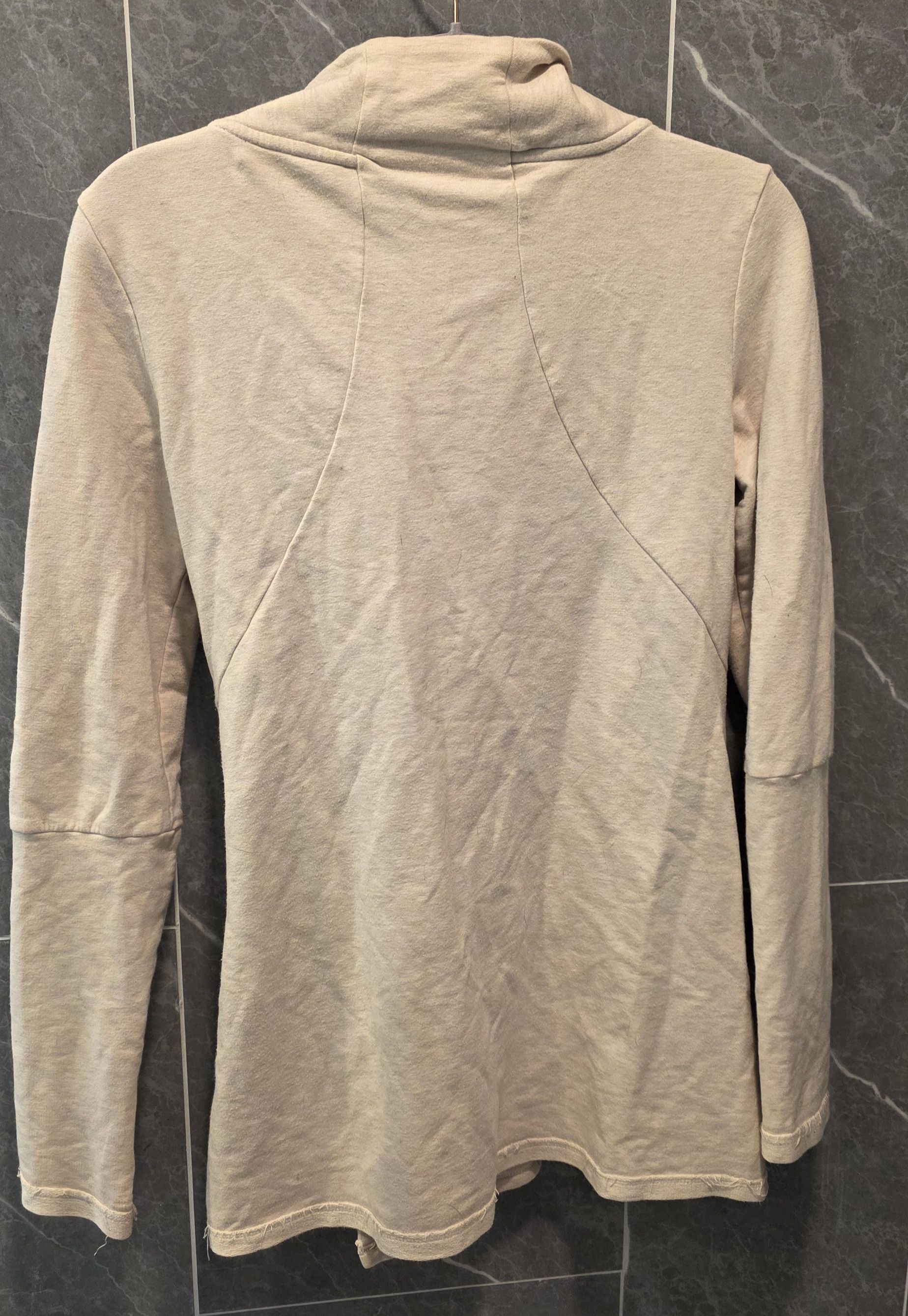 The North Face The North Face Oatmeal Diagonal Zip Athletic Sweater XS Size XS / US 0-2 / IT 36-38 - 2 Thumbnail