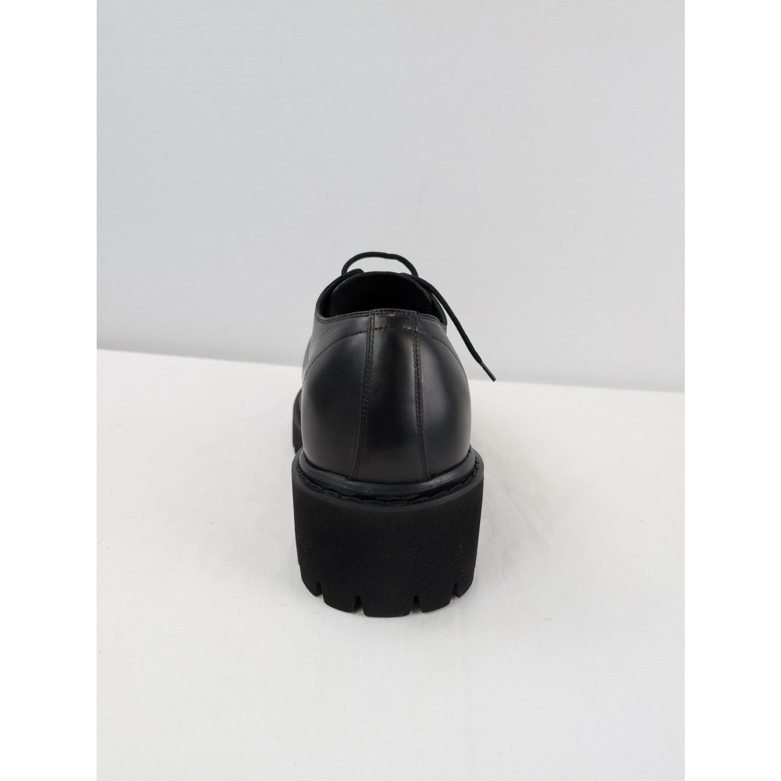Balenciaga o1rshd1 Soft Calfskin Stomper Derbie BB Boots in Black Size US 6 / EU 39 - 16 Thumbnail