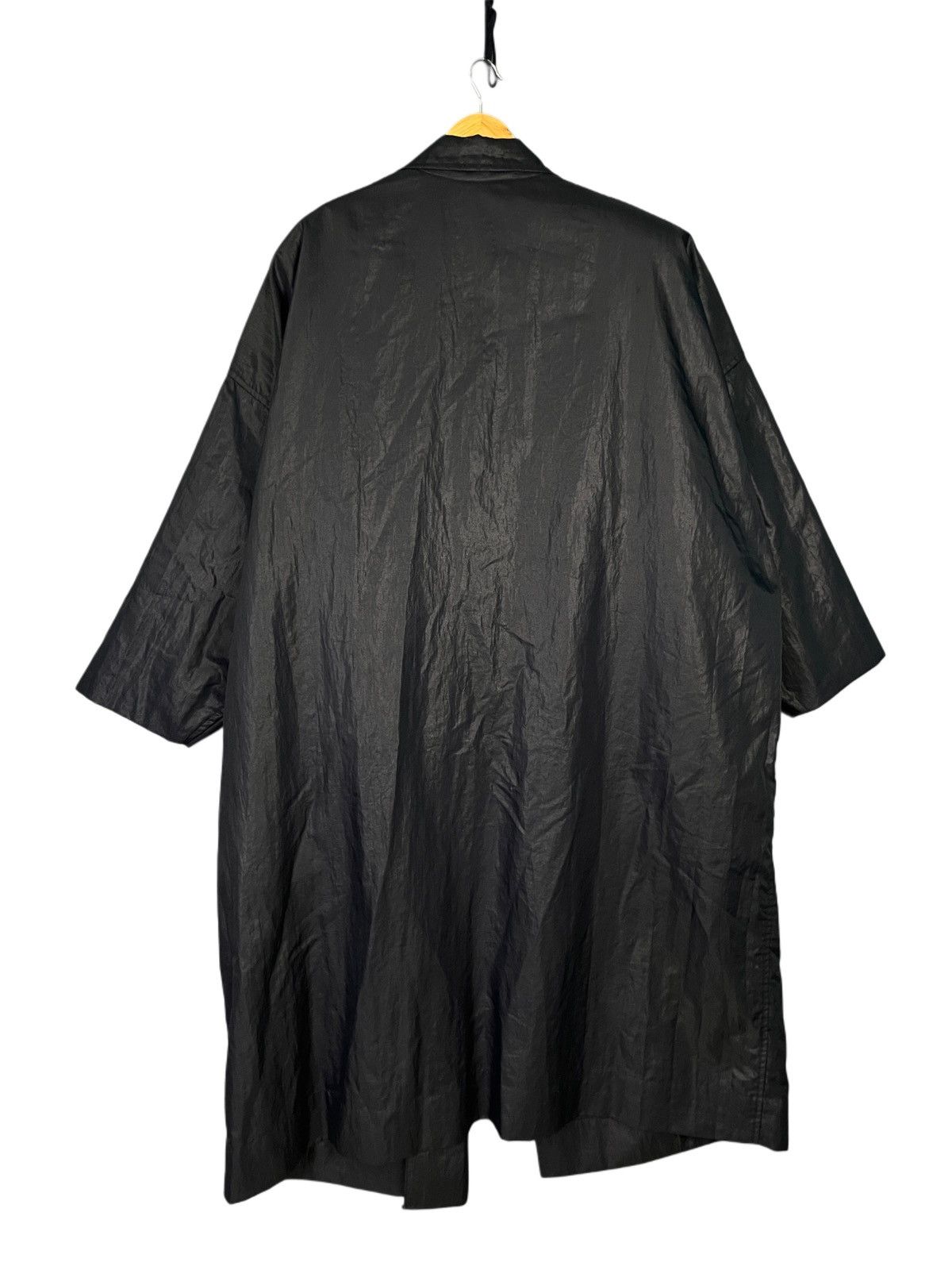 Issey Miyake × Vintage Vintage 80s Issey Miyake Men Long Coat Brush Label Size US M / EU 48-50 / 2 - 4 Thumbnail