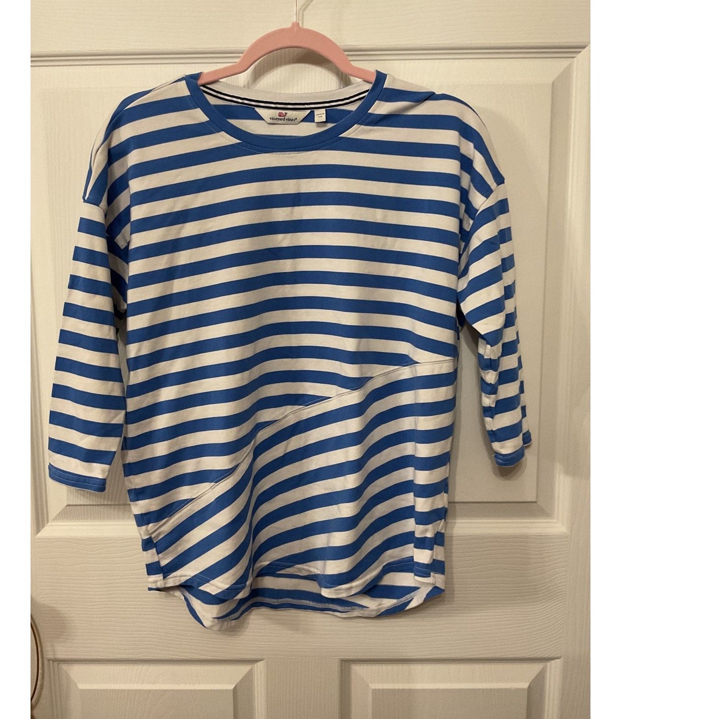 Vineyard Vines Vineyard Vines Striped Pieced Deluxe 3/4 Sleeves Tee, XS Size XS / US 0-2 / IT 36-38 - 1 Thumbnail