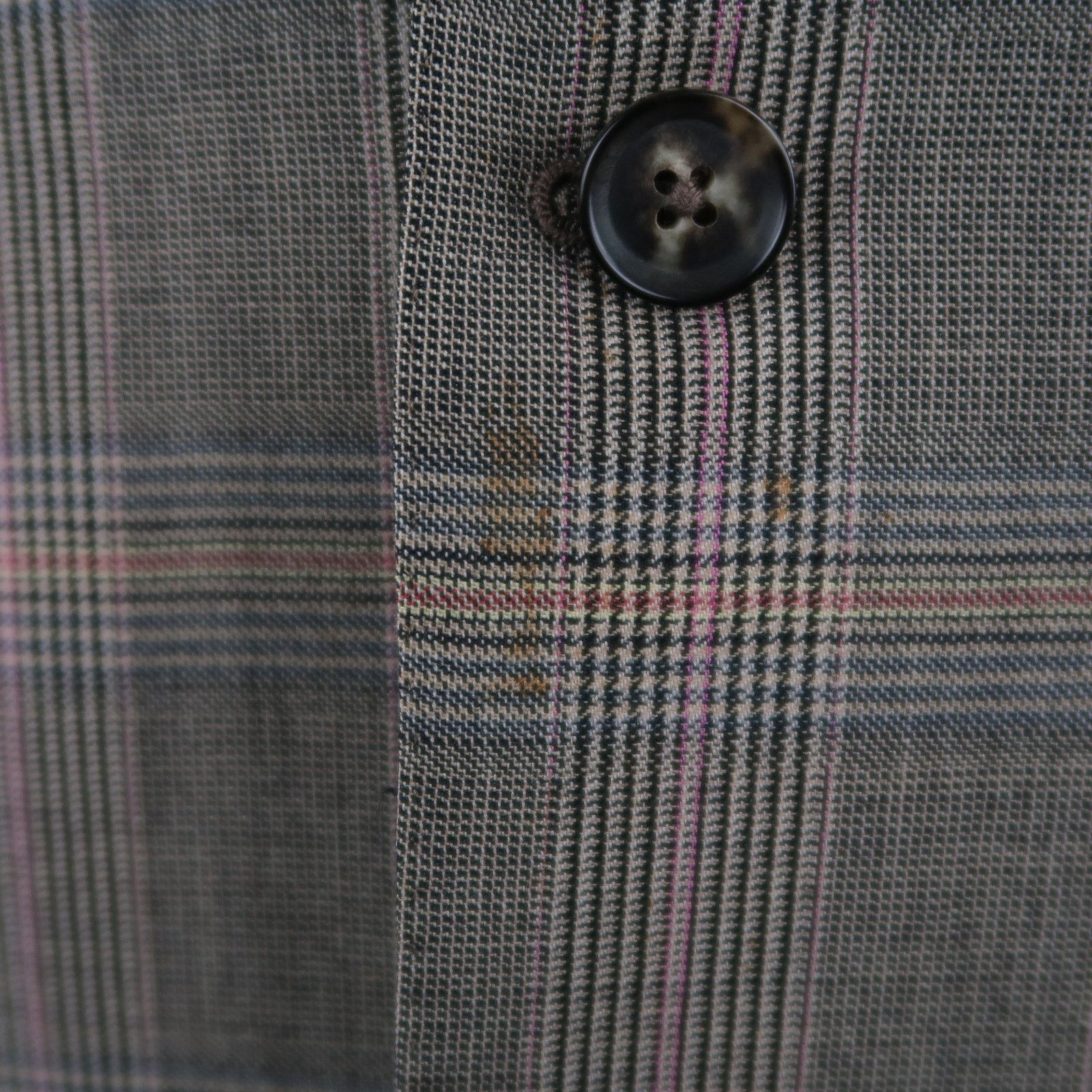 Isaia ISAIA Size 46 Long Brown Plaid Wool Notch Lapel Sport Coat Size 46R - 5 Thumbnail