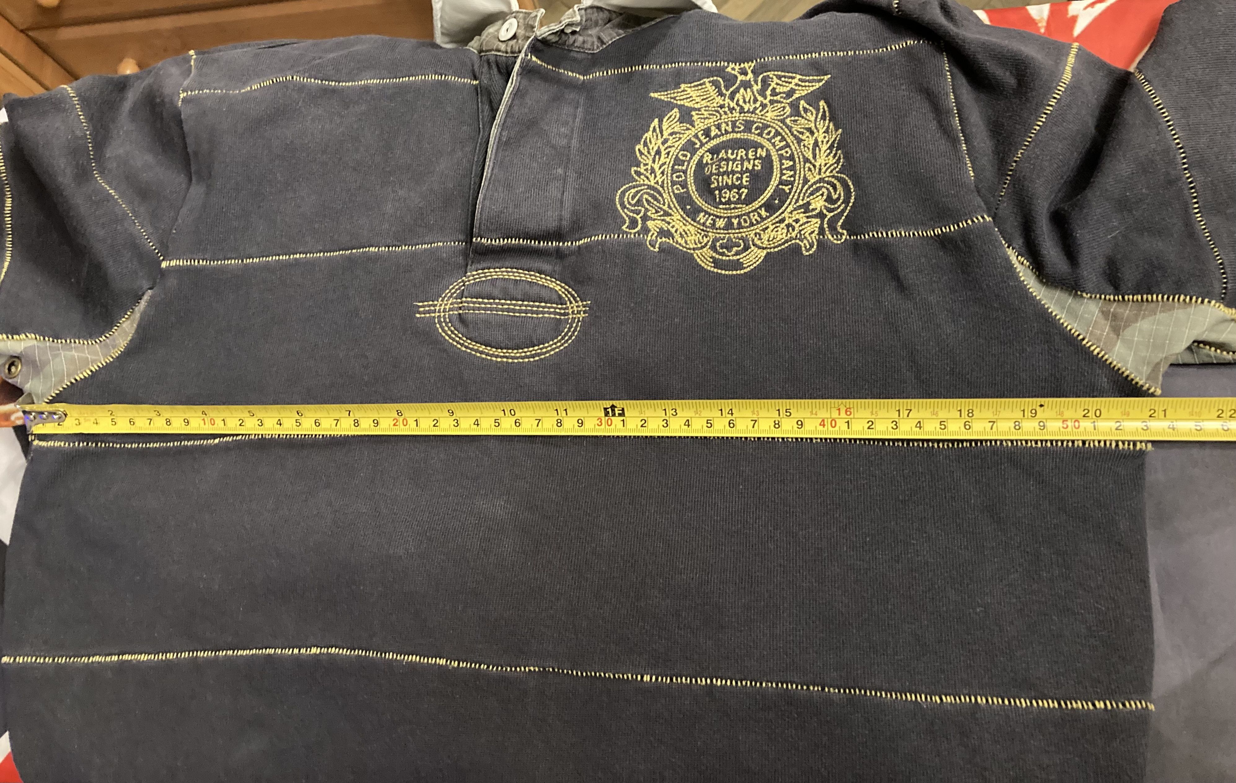 Lauren Ralph Lauren Rare Vintage Polo Jeans Ralph Lauren embroidered rugby polo, Size US M / EU 48-50 / 2 - 7 Thumbnail