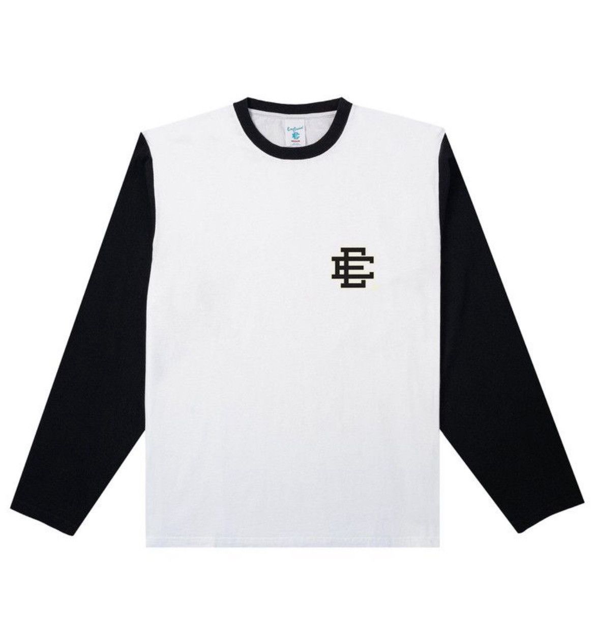 Eric Emanuel Eric Emanuel EE white w black long sleeve shirt XL Size US XL / EU 56 / 4 - 1 Thumbnail