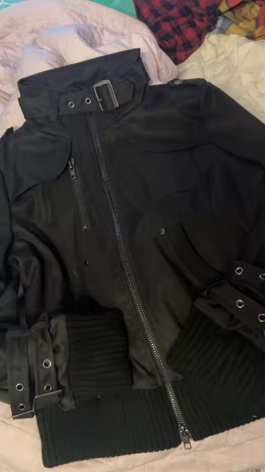 Japanese Brand Cyber-Grunge Buckle Bomber Jacket - Techwear Utility Size M / US 6-8 / IT 42-44 - 5 Thumbnail