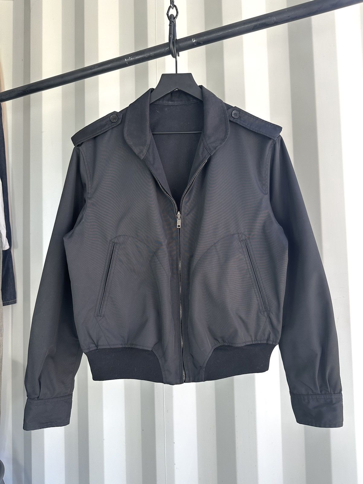 image of Gucci x Tom Ford Reversible Zip Bomber Jacket in Black, Men's (Size Medium)