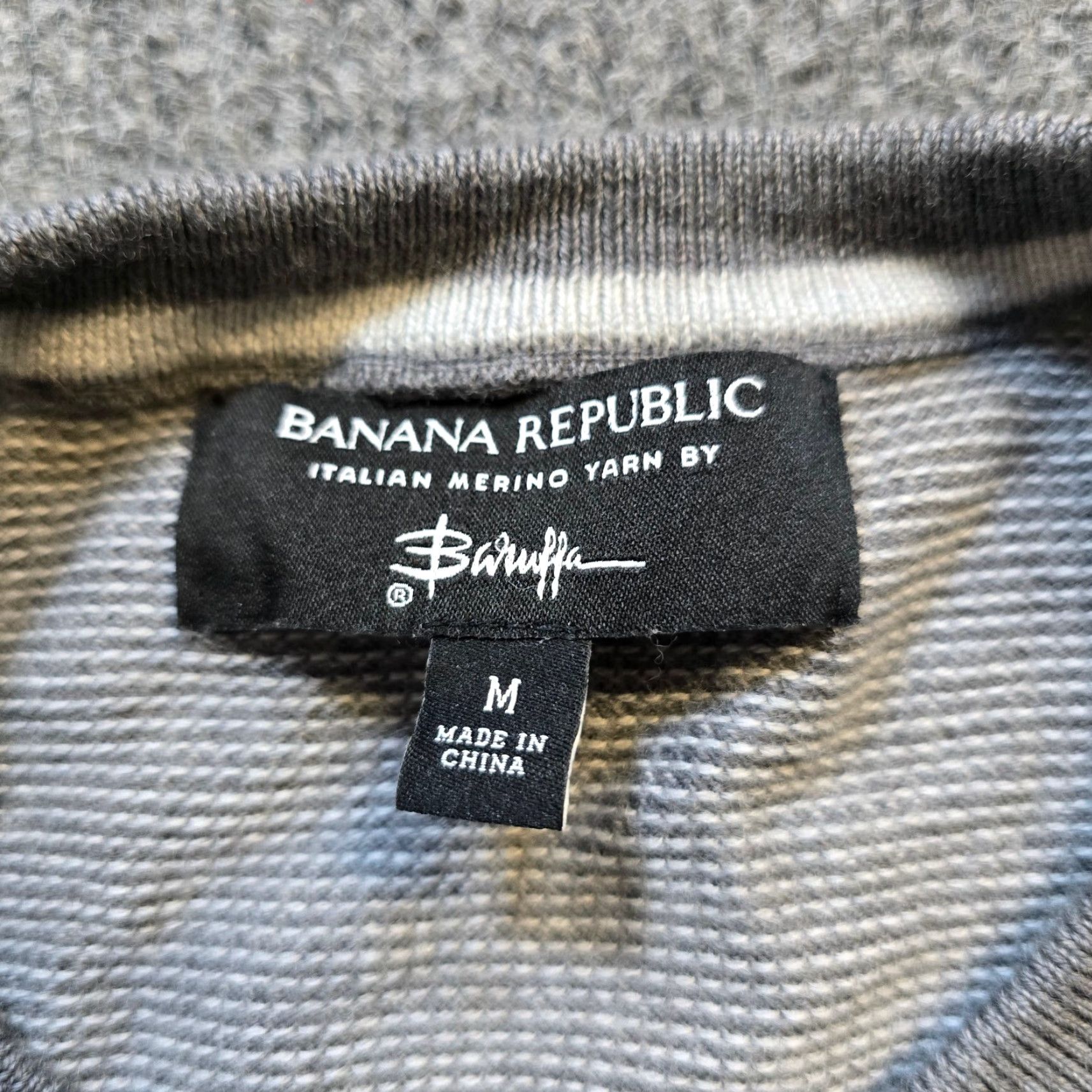 Banana Republic Banana Republic Mens Sweater Size Medium Gray Thermal Merino Wool Casual Basic Size US M / EU 48-50 / 2 - 3 Thumbnail