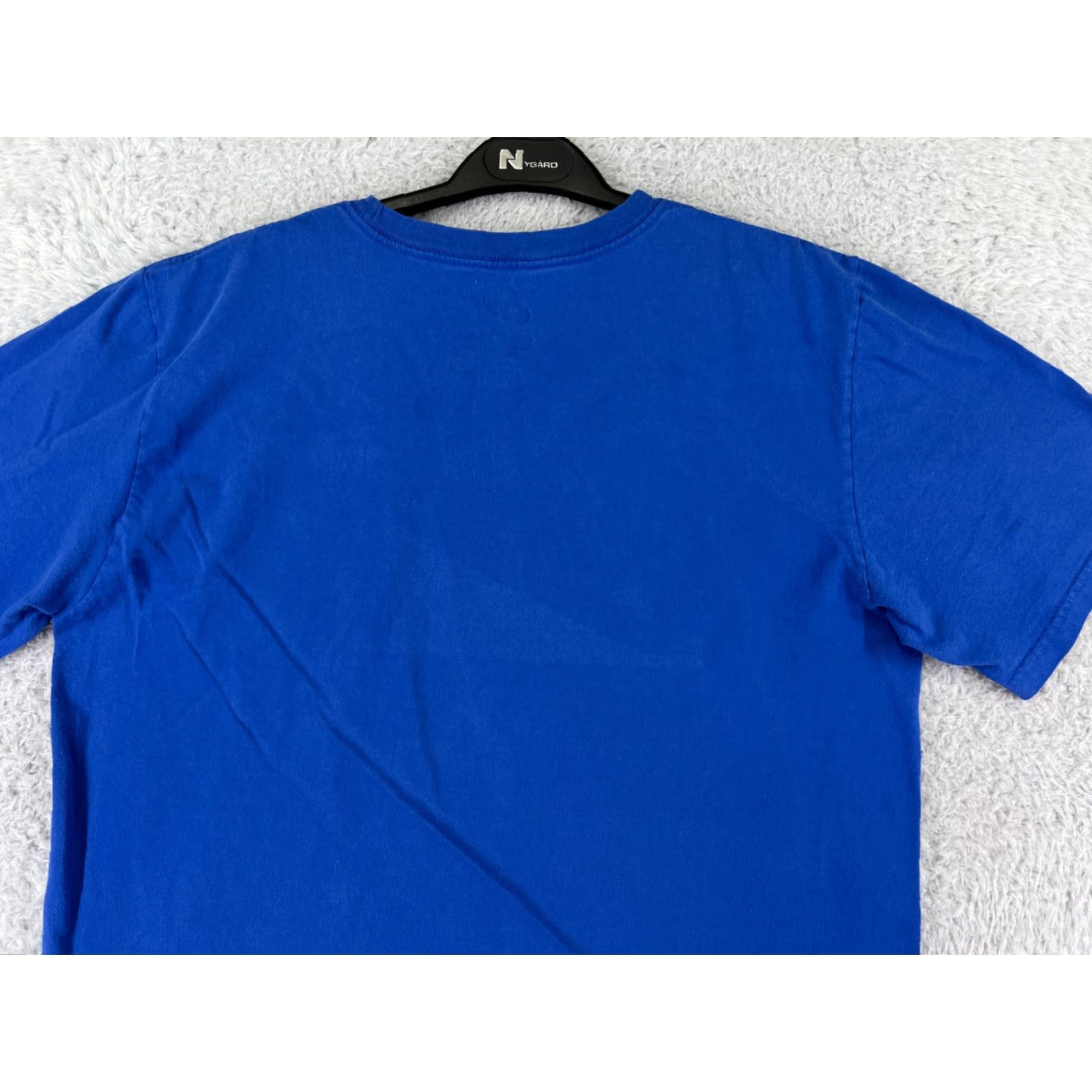 Nike Nike Mens Shirt L Blue Just Do It Swoosh Crew Neck Short Sleeve 100% Cotton Dri-FIT Logo Retro Sports Size US L / EU 52-54 / 3 - 7 Thumbnail