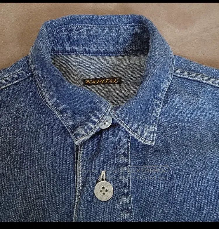 Kapital Kapital Blue-dyed soft denim dress Size XS / US 0-2 / IT 36-38 - 6 Thumbnail