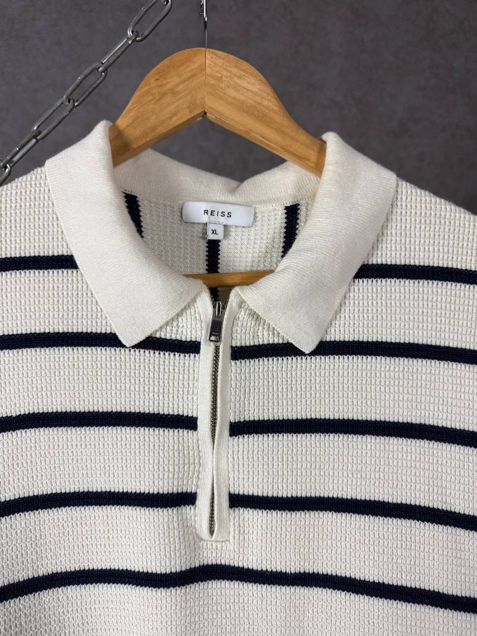 Reiss Reiss designer 1/3 zip polo tee Size US XL / EU 56 / 4 - 3 Thumbnail