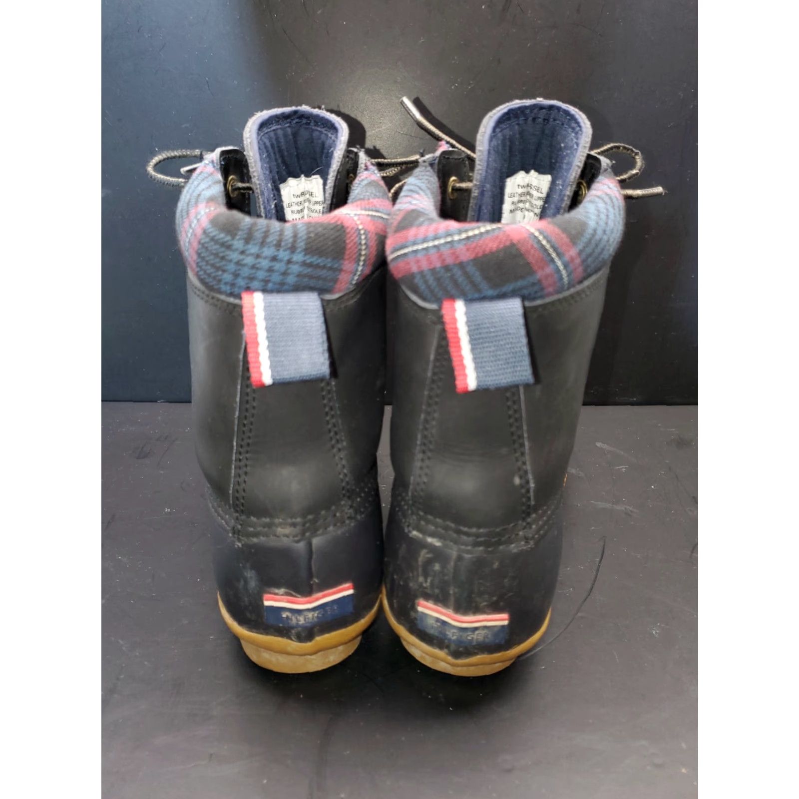 Tommy Hilfiger Tommy Hilfiger Women's Lace-Up Waterproof Rain Snow Duck Boots 8 Russell Size US 8 / IT 38 - 3 Thumbnail