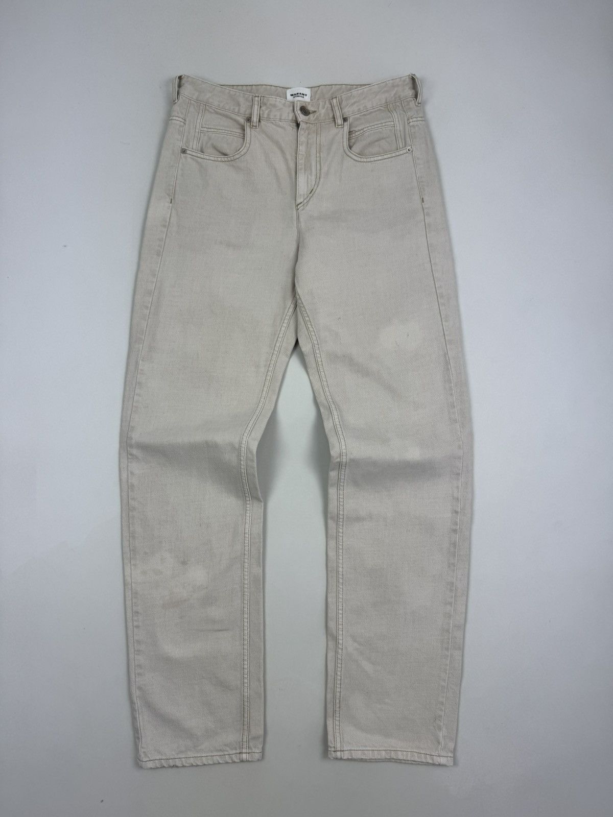 Isabel Marant Etoile Distressed Isabel Marant Etoile Vendelia Women’s Trousers Size 27" / US 4 / IT 40 - 1 Thumbnail