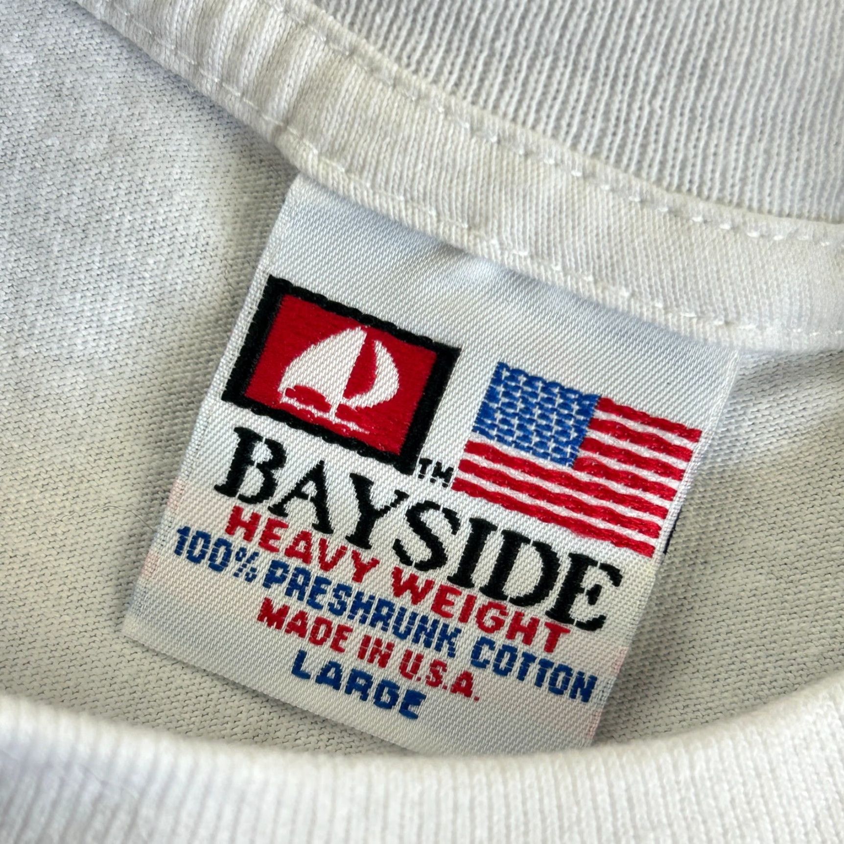 Vintage VINTAGE Bayside Union T Shirt Local 439 Teamsters Crew Neck L Blue Cotton Short Sleeve USA Made in USA 80s USA Size US L / EU 52-54 / 3 - 6 Thumbnail
