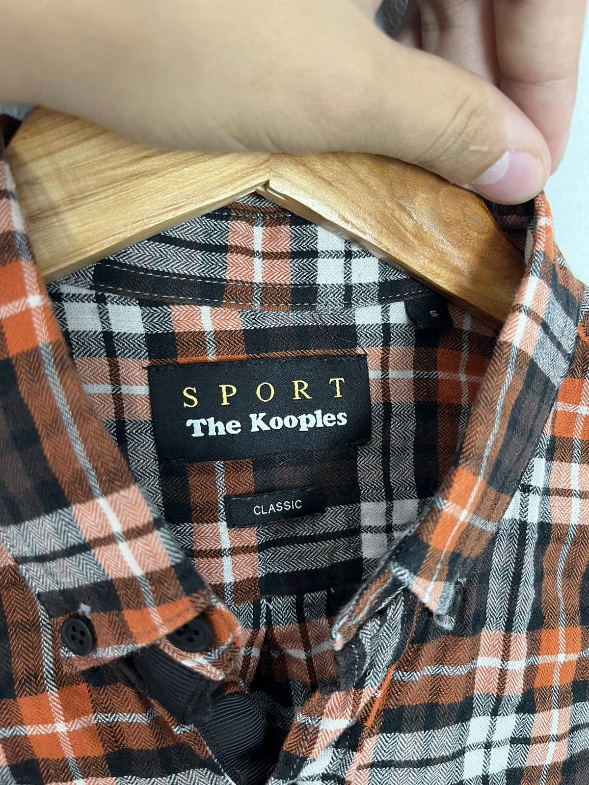 The Kooples The Kooples Sport Plaid Classic Fit Long Sleeve Shirt Size US S / EU 44-46 / 1 - 8 Thumbnail