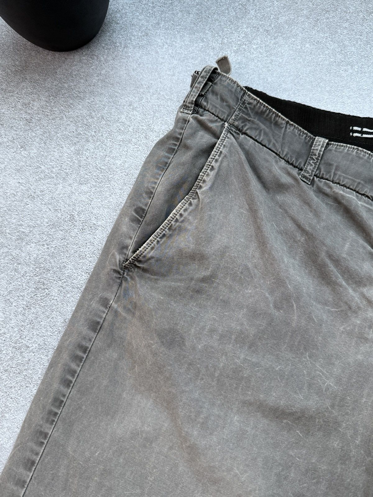 Stone Island Vintage Stone Island Chino Shorts Grey Garment Dyed Men’s Size US 33 - 4 Thumbnail