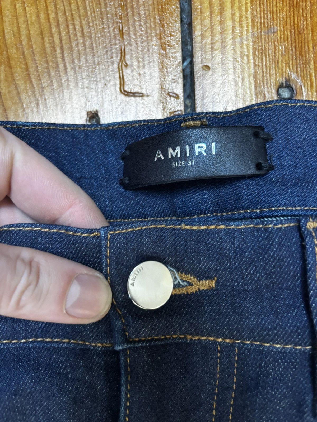 Amiri Amiri stack mx1 indigo denim jeans Size US 31 - 3 Thumbnail