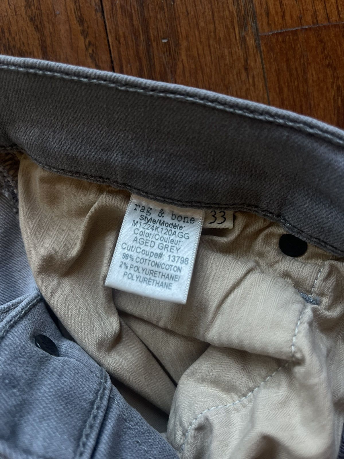 Rag & Bone Skinny leg stretch jeans fit 1 Size US 33 - 5 Thumbnail