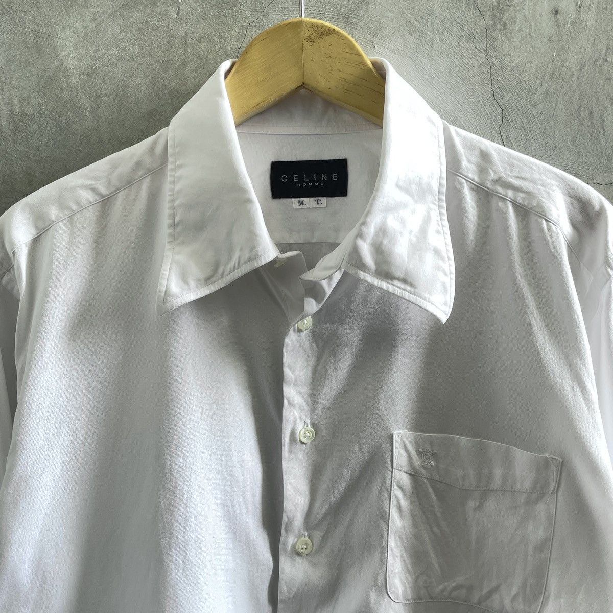 Celine × Designer Celine Homme long sleeve shirt Size US L / EU 52-54 / 3 - 2 Thumbnail