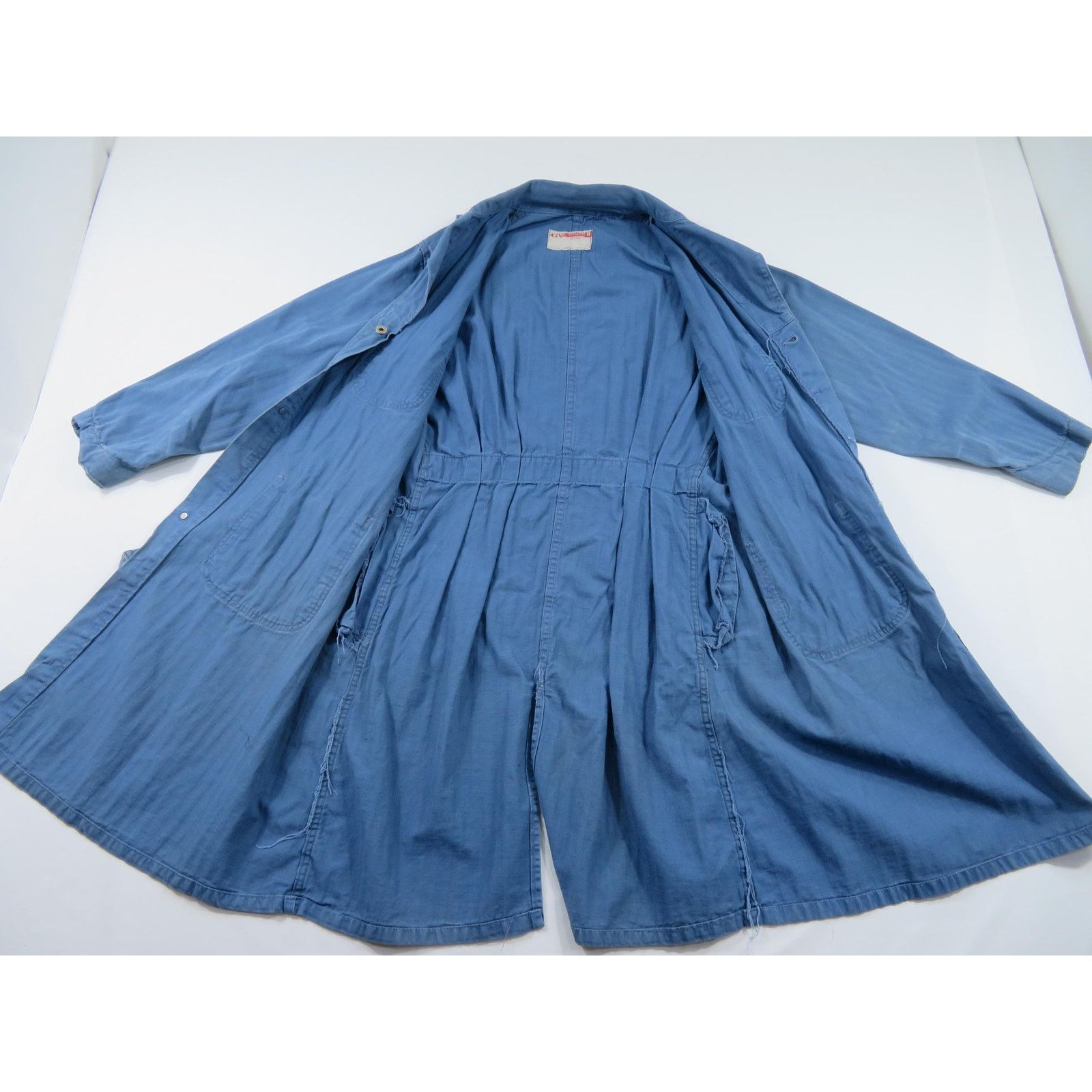 Other Cleveland Work Wear HBT Blue Shop Work Coat Sz 42 Size US L / EU 52-54 / 3 - 3 Thumbnail