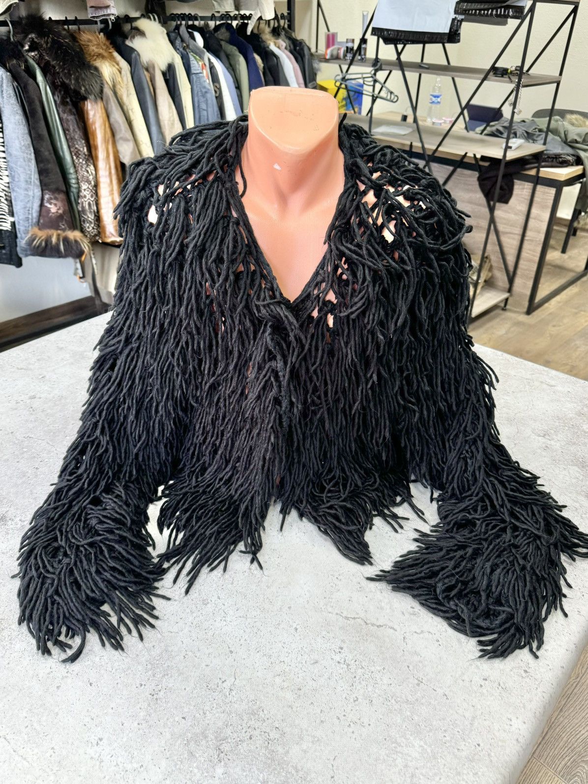 Yohji Yamamoto Fur Mohair Shaggy Cardigan-Jacket Size US M / EU 48-50 / 2 - 1 Thumbnail