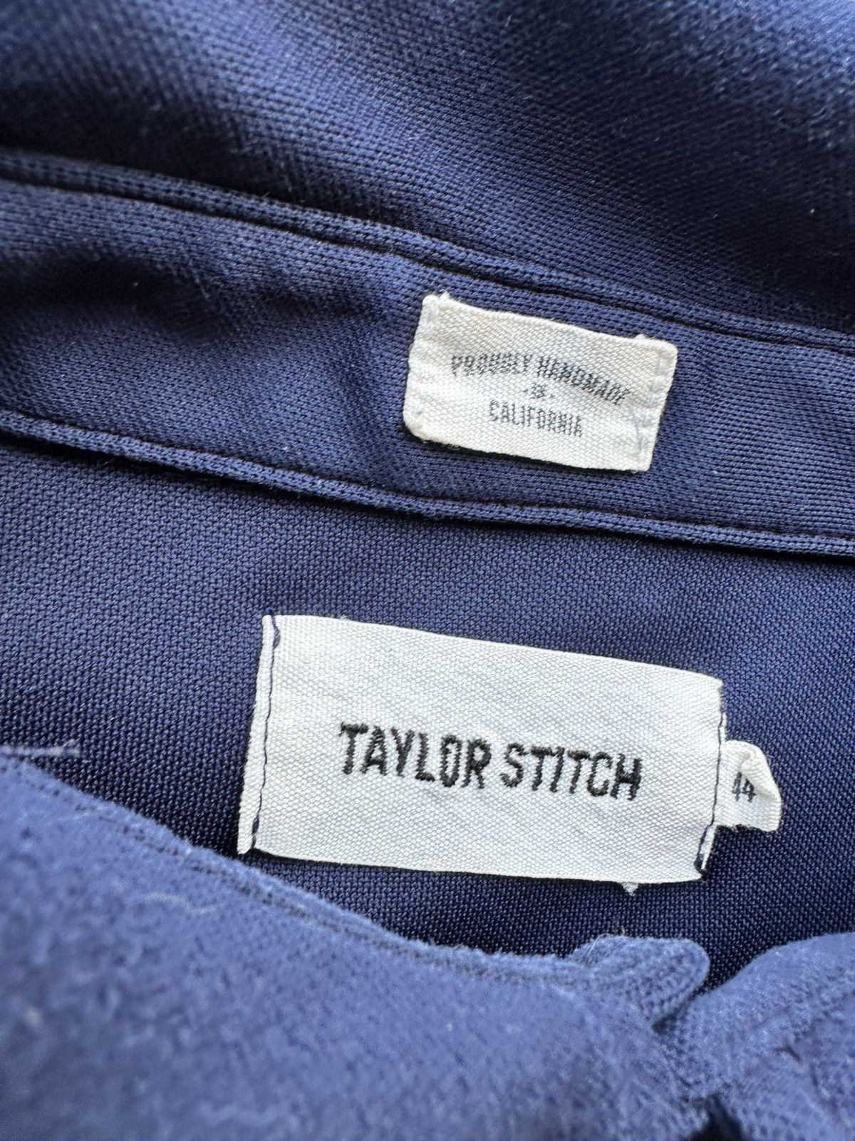 Taylor Stitch Taylor Stitch Golf Polo Shirt Mens Size 44 Navy Short Sleeve Size US L / EU 52-54 / 3 - 3 Thumbnail