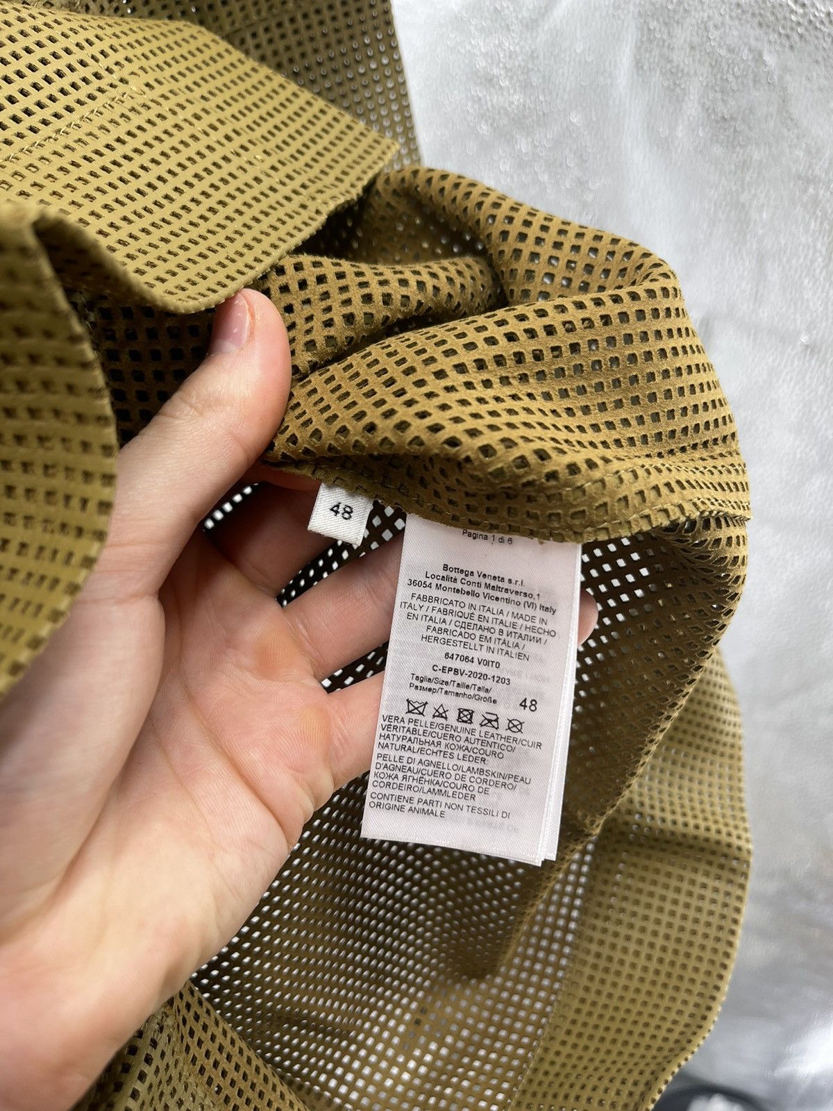 Bottega Veneta Bottega Veneta leather shirt size 48 Size US M / EU 48-50 / 2 - 4 Thumbnail