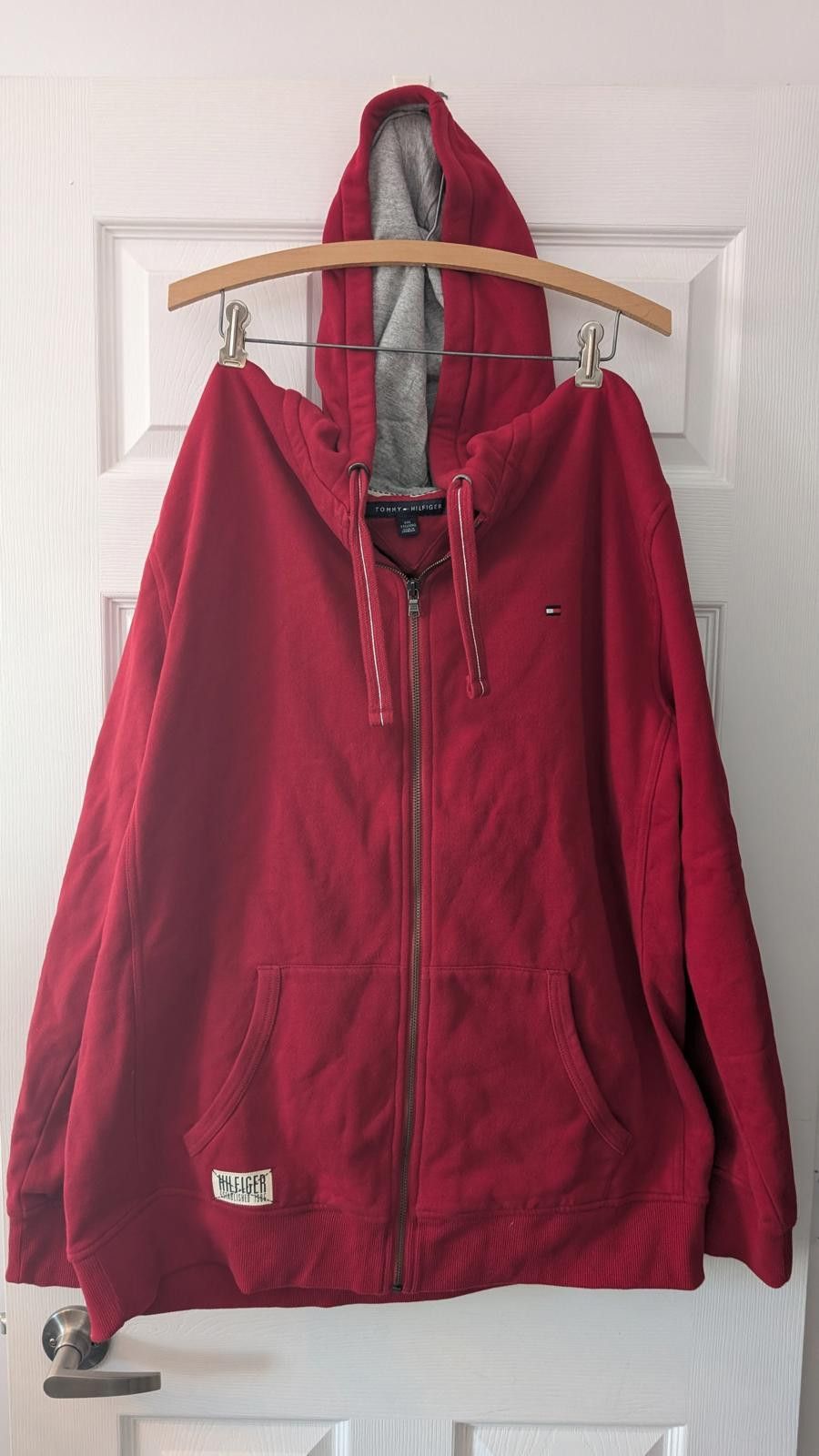 Tommy Hilfiger Tommy Hilfiger Men’s Full Zip Hoodie Red Fleece Size XXL Size US XXL / EU 58 / 5 - 1 Thumbnail